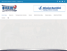 Tablet Screenshot of bvaw.org